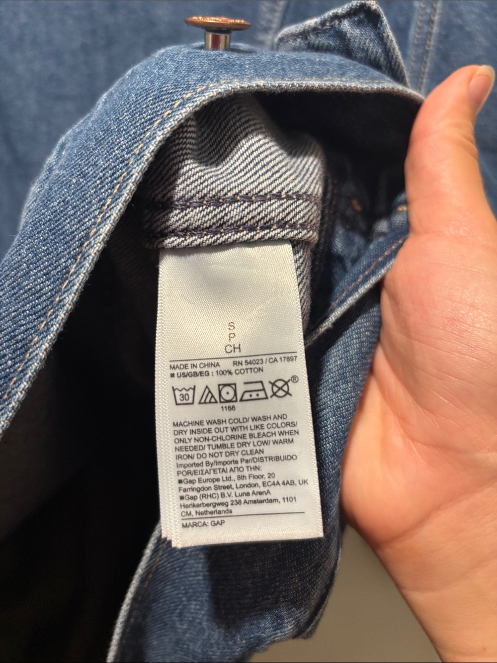 Classic Blue Denim Jacket - Women's Casual Trucker Jacket - Picture 5 of 5